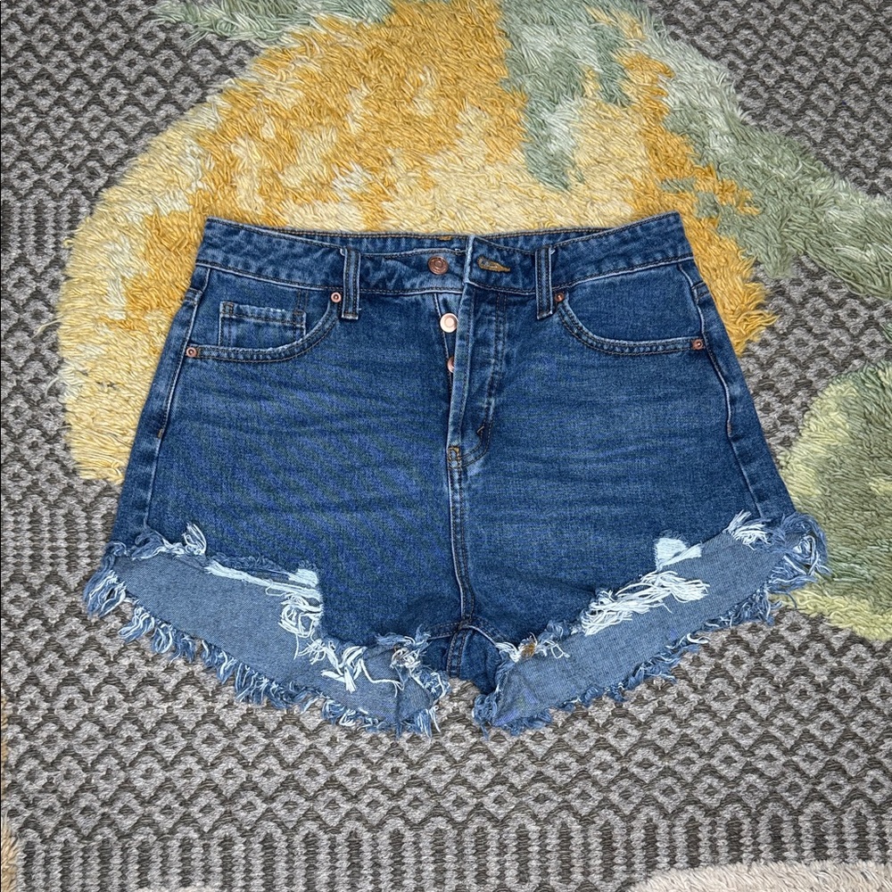 Wild Fable Denim Frayed Hem Women Shorts size 6